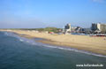 Scheveningen Netherland - Beach with duenes and apartment buildings