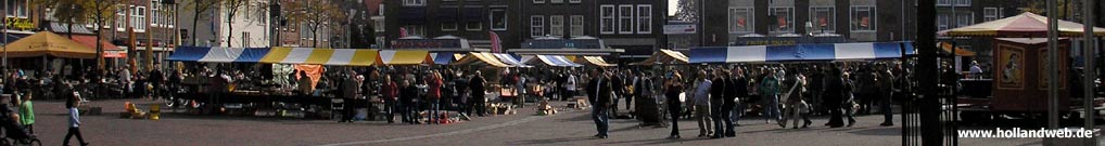 Market place of Middelburg Walcheren Netherland
