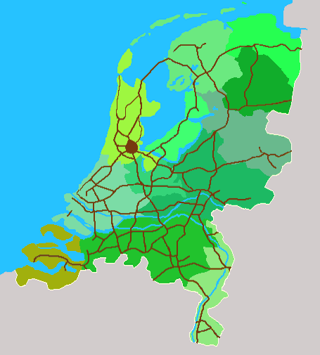 Map Holland